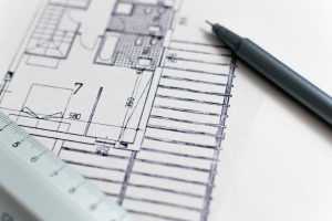 Home Underlayment plaat als ondervloer in bouwproject met verschillende lagen voor stabiliteit