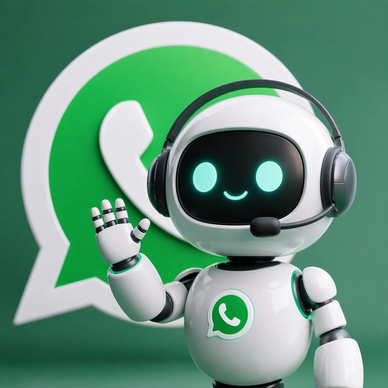 Slimme AI-assistent voor snelle chatondersteuning via WhatsApp.